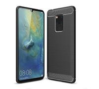 CruzerLite Case for Huawei Mate 20X Case, Carbon Fiber Shock Absorption Slim Case for Huawei Mate 20X (Black)
