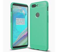 CruzerLite Case for Oneplus 5t Case, Carbon Fiber Shock Absorption Slim Case for Oneplus 5t (Teal)