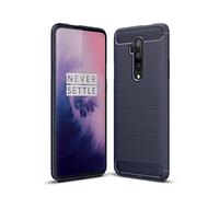 CruzerLite Case for OnePlus 7T Pro, Carbon Fiber Texture Design, Anti-Scratch Shock Absorption, Blue