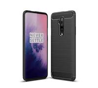 CruzerLite Case for OnePlus 7T Pro Case, Carbon Fiber Texture Design Cover Anti-Scratch Shock Absorption Case for OnePlus 7T Pro (Black)