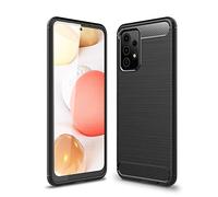 Cruzerlite Case for Samsung Galaxy A52 Case, Carbon Fiber Texture Design Cover Anti-Scratch Shock Absorption Case for Samsung Galaxy A52 (2021) (Black)