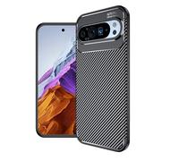 CruzerLite Case Made for Google Pixel 9 Case, for Google Pixel 9 Pro Case, Carbon Fiber Texture Design Cover Anti-Scratch Shock Absorption Case for Google Pixel 9/9 Pro (2024) (Carbon Black)