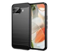 CruzerLite for Google Pixel 9A Case, Carbon Fiber Texture Design Cover Anti-Scratch Shock Absorption Case Designed for Google Pixel 9A (2025) (Black)