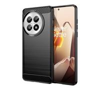 CruzerLite for OnePlus 13 Case, Carbon Fiber Texture Design Cover Anti-Scratch Shock Absorption for OnePlus 13 (2024) (Black)