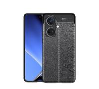 CruzerLite for OnePlus Nord CE3 Case, Carbon Fiber Texture Design Cover Anti-Scratch Shock Absorption (2023) (Leather Black)
