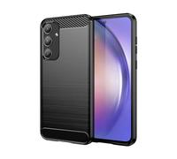 CruzerLite for Samsung Galaxy A55 5G Case, Carbon Fiber Texture Design Cover Anti-Scratch Shock Absorption (2024) (Black)