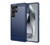 CruzerLite for Samsung Galaxy S25 Ultra Case, Carbon Fiber Texture Design Cover Anti-Scratch Shock Absorption for Samsung Galaxy S25 Ultra (2025) (Blue)
