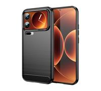 CruzerLite for Xiaomi 17 Pro Max Case, Carbon Fiber Texture Design Cover Anti-Scratch Shock Absorption Designed cover (2025) (Black, Xiaomi 17 Pro Max)
