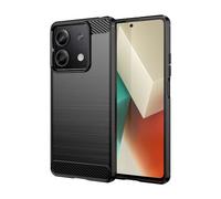 CruzerLite for Xiaomi Redmi Note 13 5G Case, Carbon Fiber Texture Design Cover Anti-Scratch Shock Absorption Designed (2023) (Black)