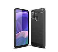 CruzerLite Galaxy M30s Case, Galaxy M30s Cover, Design Back Cover Anti-Scratch Shock Absorption Case for Samsung Galaxy M30s (Black)