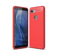 CruzerLite Google Pixel 3 Case, Carbon Fiber Shock Absorption Slim Case for Google Pixel 3 (Red)