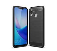 CruzerLite Honor Play Case, Huawei Honor Play Case, Carbon Fiber Shock Absorption Slim Case for Huawei Honor Play (Black)
