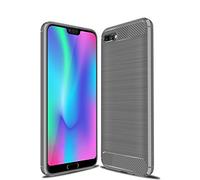 CruzerLite Huawei Honor 10 Case, Carbon Fiber Shock Absorption Slim Case for Huawei Honor 10 (Gray)