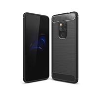 CruzerLite Huawei Mate 20 Case, Mate 20 Case, Carbon Fiber Shock Absorption Slim Case for Huawei Mate 20 (Black)