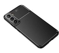 CruzerLite Samsung Galaxy S22 Case, Carbon Fiber Texture Design Cover Anti-Scratch Shock Absorption Case for Samsung Galaxy S22 (2022) (Carbon Black)