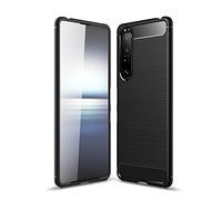 CruzerLite Sony Xperia 1 III Case, Carbon Fiber Texture Design Cover Anti-Scratch Shock Absorption Case for Sony Xperia 1 III (Black)