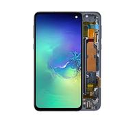 CrUzex LCD screen Original AMOLED With Frame Compatible with SAMSUNG Galaxy S10E G970F/DS G970U G970W SM-G9700 Display Touch Screen Digitizer Replacement (Color : Black With Frame)