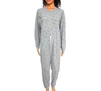 CRV PAJAMAS AND SOCKS CRAVANA Pyjamas for Seniors, Men, Women, Autumn, Winter, Warm Cotton, Sanitary Overalls, Made in Italy, Health Pyjamas, 250001 Sky, L, 250001 Canopy, L