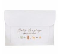 Crwban - Personalised Neutral Boho Maternity Notes Folder, New Baby, Pregnancy Folder, Documents, Baby Boy Girl, Newborn Journey, Cream Folder (Pregnancy Notes)