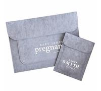 Crwban - Personalised Pregnancy Notes, Maternity Folder Journal, Personalised Red Book Folder, New Baby, Pregnancy Folder, Colour Heart Choice (Book)