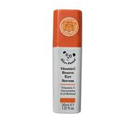 crwp Dizzy Panda Vitamin C Renew Eye Serum - With Vitamin C, Ceramides & 0.1% Retinol | 30ml / 1.01 fl oz with crwp card.