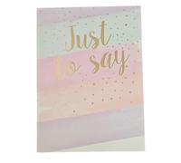 Crwp Just to say blank greetings card card envalope included