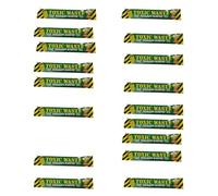 Crwp Toxic Waste Nuclear Sludge Sour Candy Bars, Green Apple Flavour, Pack of 15 with crwp card