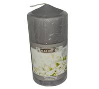 CRWP Wickford & Co Jasmine Pillar Candle - 35-Hour Burn Time with crwp Card.