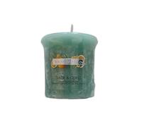 CRWP Wickford & Co Sage & Citrus Votive Candle - Herbal Freshness in a Compact, Elegant Form with crwp Card.