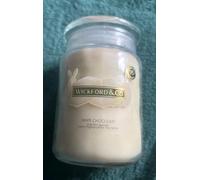 Crwp Wickford & Co White Chocolate Scented Candle, Luxury Home Fragrance, Glass Jar
