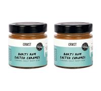 Crwst Welsh Sea Salted Caramel | Gluten-Free, Made with Real Dairy, Luxuriously Smooth Spread for Baking & Treats | Perfect for Gifting or Indulgence (Barti Rum Salted Caramel)