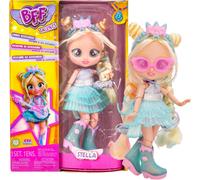 BFF by Cry Babies Stella - Collectible Fashion Doll with Long Hair, Fabric Clothes and 9 Accessories-Gift Toy for Girls and Boys +3 Years