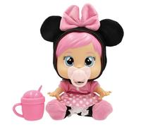 CRY BABIES DISNEY MINNIE Nurturing Doll Cry Babies Loving Care Inspired By Minnie Mouse, Includes 3 Accessories And Cries Real Tears Kids Age 3+ and up