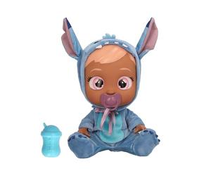 Cry Babies Disney Stitch Doll with Her Personalised Blue Pyjamas