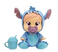 CRY BABIES DISNEY STITCH Nurturing Doll Cry Babies Loving Care Inspired By Stitch, Includes 3 Accessories And Cries Real Tears Kids Age 3+ and up