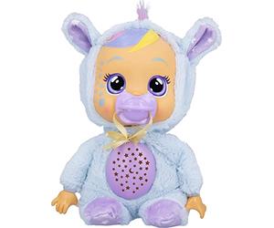 CRY BABIES Goodnight Starry Sky Jenna / Sleepy Time Baby Doll with LED Lights tears, Lullabies and Star Projector Night Light - Bedtime doll for Kids 18M+ age