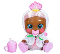 Cry Babies Kiss Me Daphne - 12" Baby Doll | Deluxe Blushing Cheeks Feature | Shimmery Changeable Outfit with Bonus Baby Bottle, for Girls and Kids 18M and up