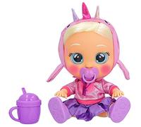 CRY BABIES Kiss Me Stella | Interactive baby doll that cries Real tears & blushing, with coloured hair and changeable Outfits to Dress up - Toy & function doll for kids +2 Years