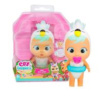 CRY BABIES Magic Tears Tropical Beach Babies Sydney Collectable Doll that Cries Real Tears with Swimsuit & 4 Accessories Toy and Gift for Girls and Boys from 3 Years