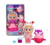 Cry Babies Magic Tears STARS - Momo Jumpy Monsters Collectible Baby Boll Dressed Up in a Monster Pyjama, She Cries Slime Tears and Jump with their Vehicle, Gift Toy for Girls and Boys +3 years