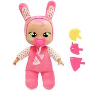 Cry Babies Mealtime Julie Interactive Newborn Doll With Light Up Tears Baby Sounds And Feeding Accessories Toy For Kids Age 3 Years and Up