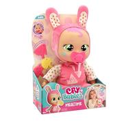 Cry Babies Mealtime Julie Interactive Newborn Doll With Light Up Tears Baby Sounds And Feeding Accessories Toy For Kids Age 3 Years and Up