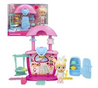 Cry Babies Playtime Day Care Chloe's Kitchen, Extendible Mini Playset with 14+ Accessories, Discover the Playtime World, Cries Real Tears, Toy for Kids of 4 to 6 Years Old