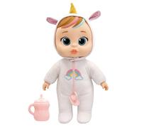 CRY Babies Real Love Dreamy Baby Doll that opens and closes the eyes, with luminous tears and 2 included accessories, children aged 3 and over.