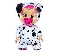 Cry Babies Tiny Cuddles 9" Dotty Baby Doll Cry Real Tears Black and White (Multi-Colour)