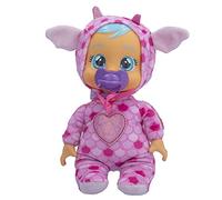 Cry Babies Tiny Cuddles Bruny - 9 inch Baby Doll, Cries Real tears, Pink and Blue