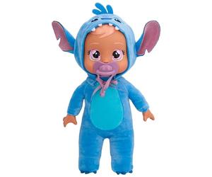 Cry Babies Tiny Cuddles Disney Stitch, Plush baby doll, Tiny Cuddles Inspired By Stitch from Disney, That Cry Real Tears, Toy for Kids Age 18 Months and Up
