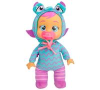 Cry Babies Tiny Cuddles Monster JoJo, Plush Baby Doll, Tiny Cuddles with Personalised Pyjamas of a Monster Crying Real Tears Ages 18 Months and Above