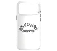 Cry Baby Design, Tantrum 24:7 Drama Queen Retro Varsity Case for iPhone 17 Pro Max