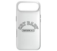 Cry Baby Design, Tantrum 24:7 Drama Queen Retro Varsity Case for iPhone Air